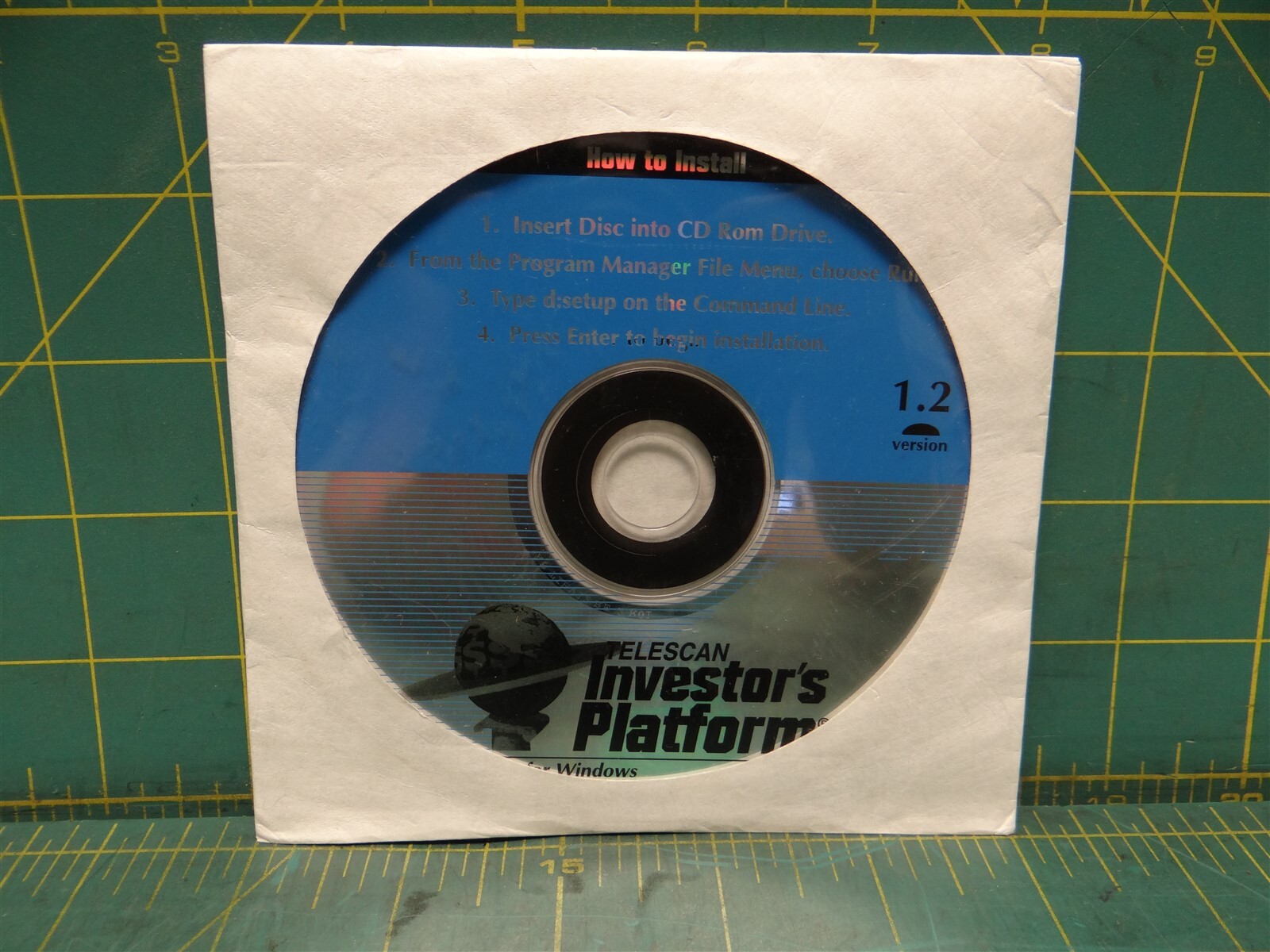 Telescan Investor’s Platform TIP Version 1.2 Windows 95 CD-Rom