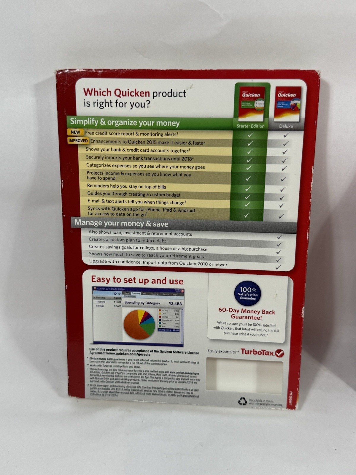 Quicken 2015 Starter Personal Finance Software Windows 2010. 2011