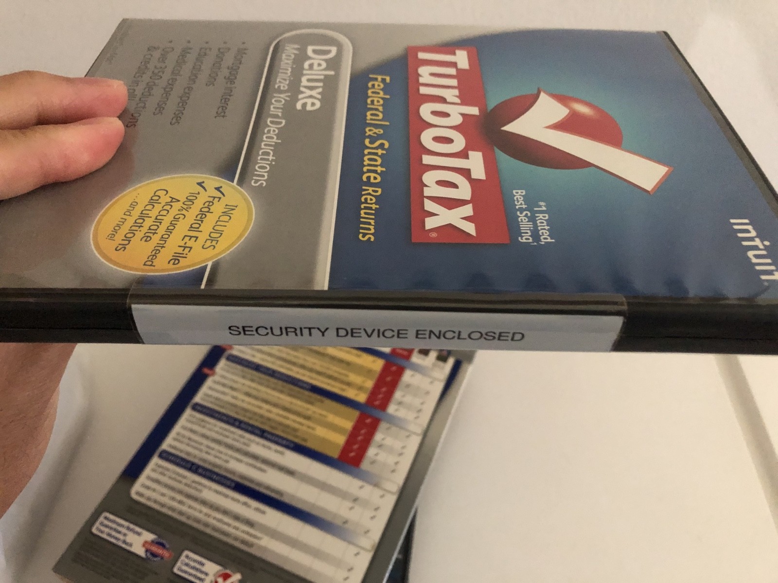 TurboTax Deluxe Turbo Tax – Year 2007 (used) and 2009 (new)