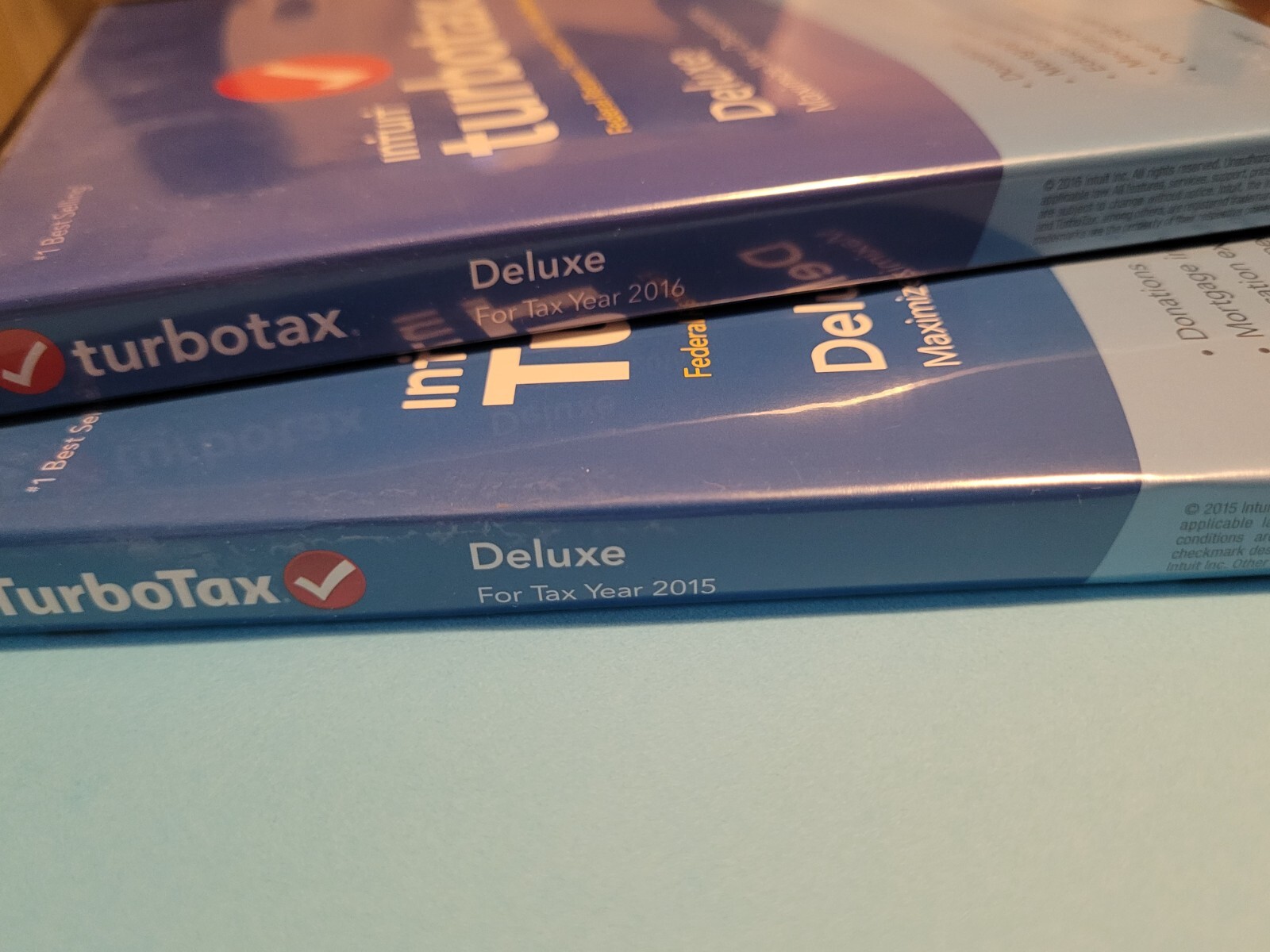 Turbo Tax Deluxe Federal & State Returns Software, 2015 & 2016
