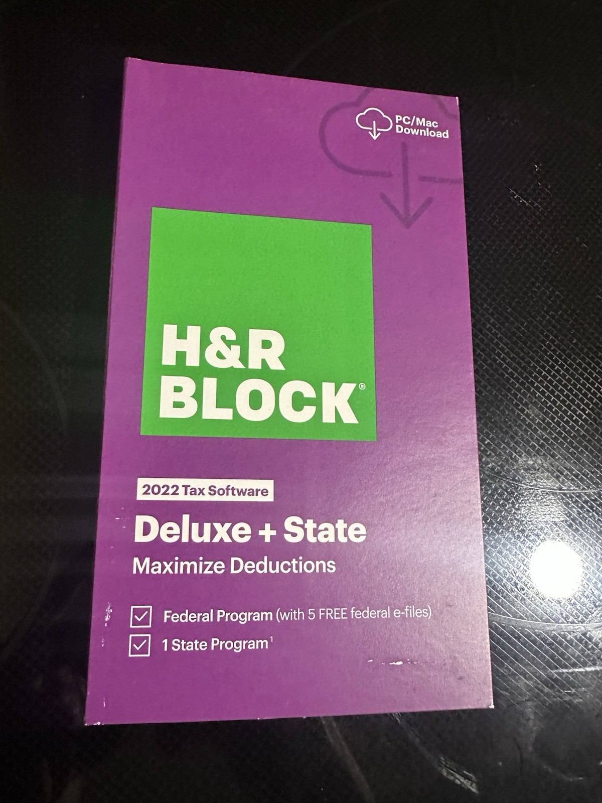 2022 H&R Block Tax Software Deluxe + State 2022 PC / Mac Turbotax 2022 USA HR