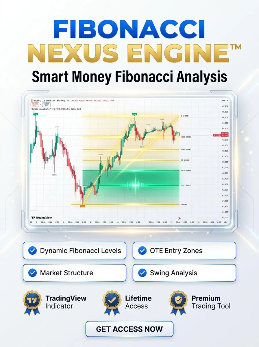 Fibonacci Nexus Engine TradingView Indicator | Smart Money OTE Tool
