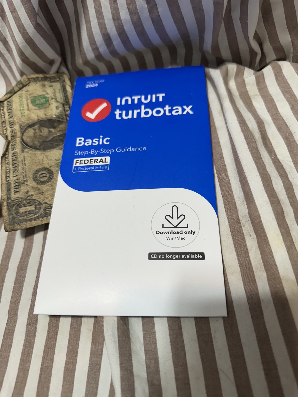 2024 Intuit Turbotax BASIC Federal Window Mac USA Sealed NEW 2024 Tax Software