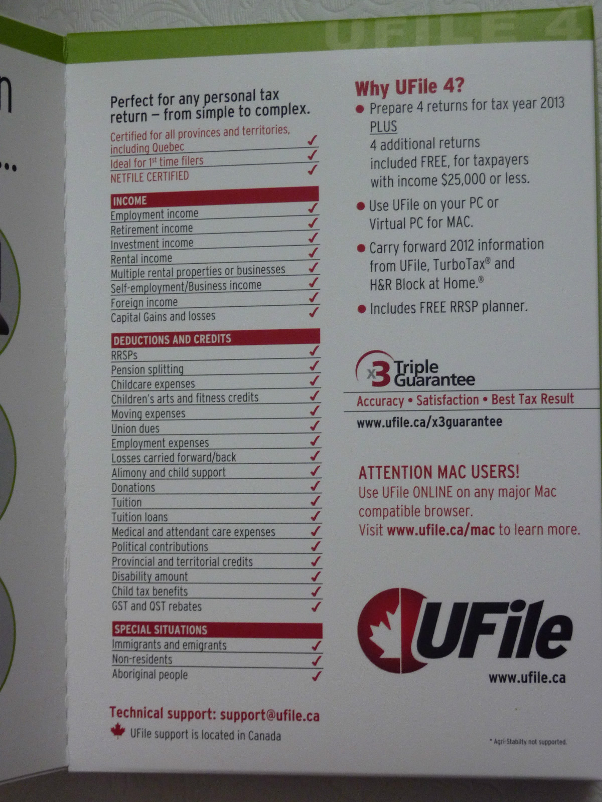 UFile 2013 Tax Year Standard Edition (Dr Tax) *no box – software and guide only*
