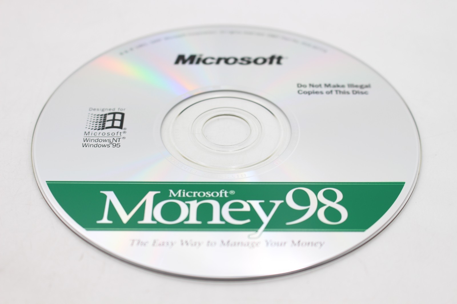 Microsoft Money 98 PC CD-ROM Finance Software Windows 95 NT RETAIL BIG BOX