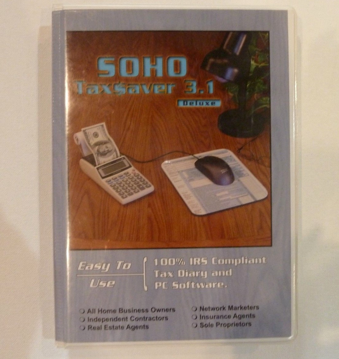 SOHO Taxsaver 3.1 Deluxe 2003 IRS Compliant Tax Diary & PC Softare Daily Expense