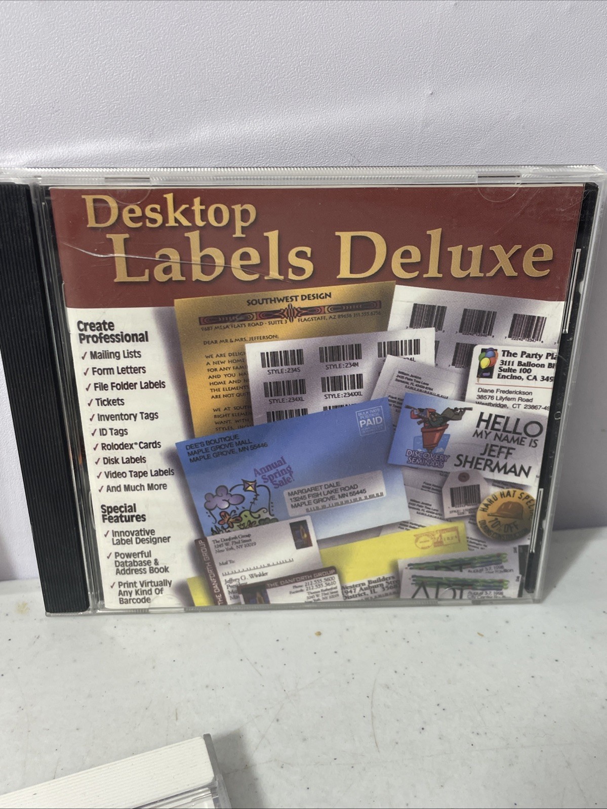 1995 Quicken Family Lawyer & Labels Deluxe For Windows Vintage Lot 3 Cd Rom
