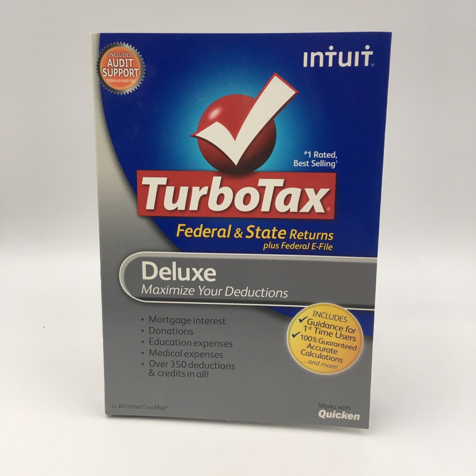 Intuit TurboTax Deluxe 2012 (Income Tax Preparation Software) for Windows & Mac