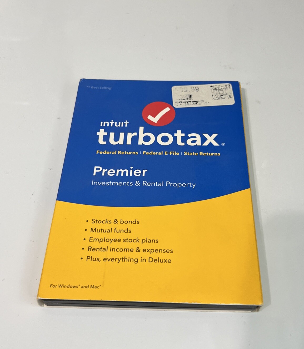 Genuine TurboTax Premier 2018 Federal + E-File State Window / Mac Sealed New!!!