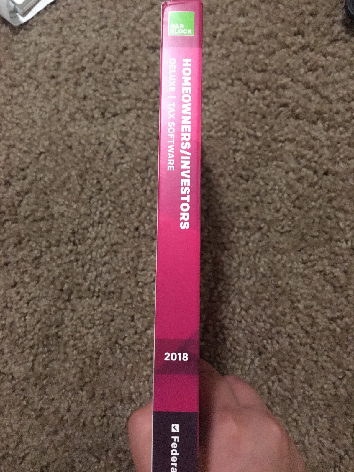 H&R BLOCK 2018 FEDERAL HOMEOWNERS/INVESTORS DELUXE TAX SOFTWARE NEW— 361