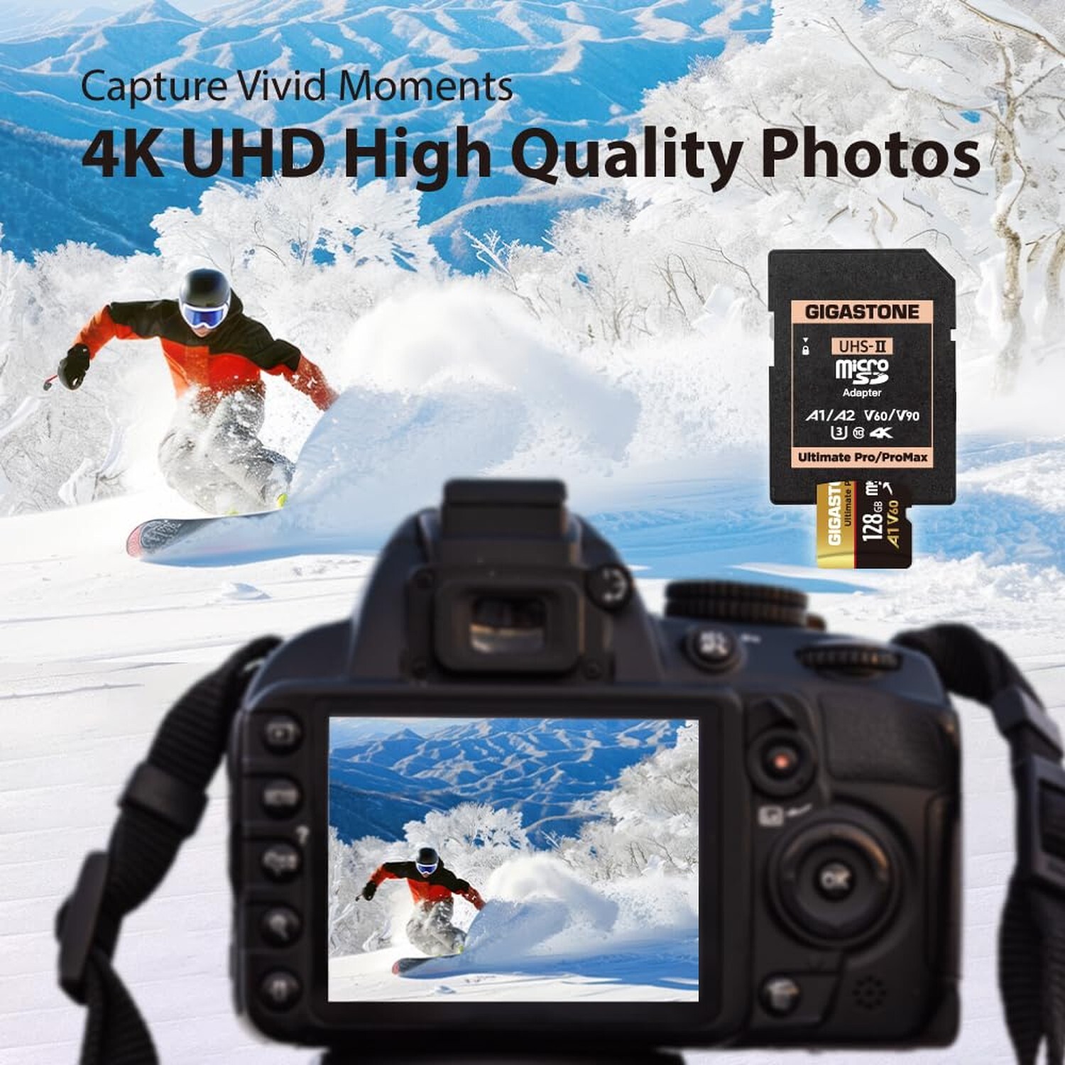 [5-Yrs Free Data Recovery] GIGASTONE 128GB Micro SD Card, Ultimate Pro, Micro…