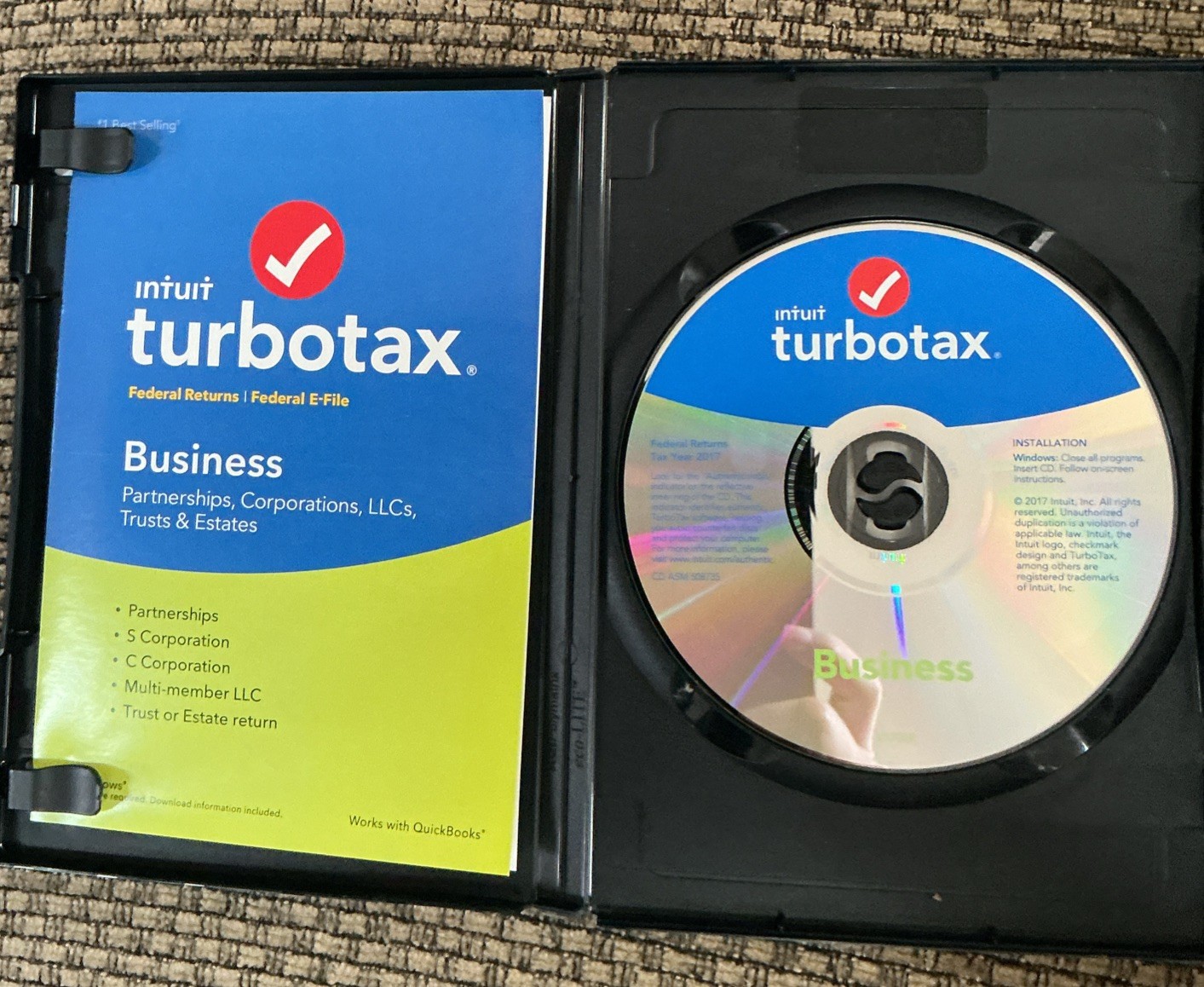 TurboTax 2017 Business: Corps, LLCs, Trusts For Windows