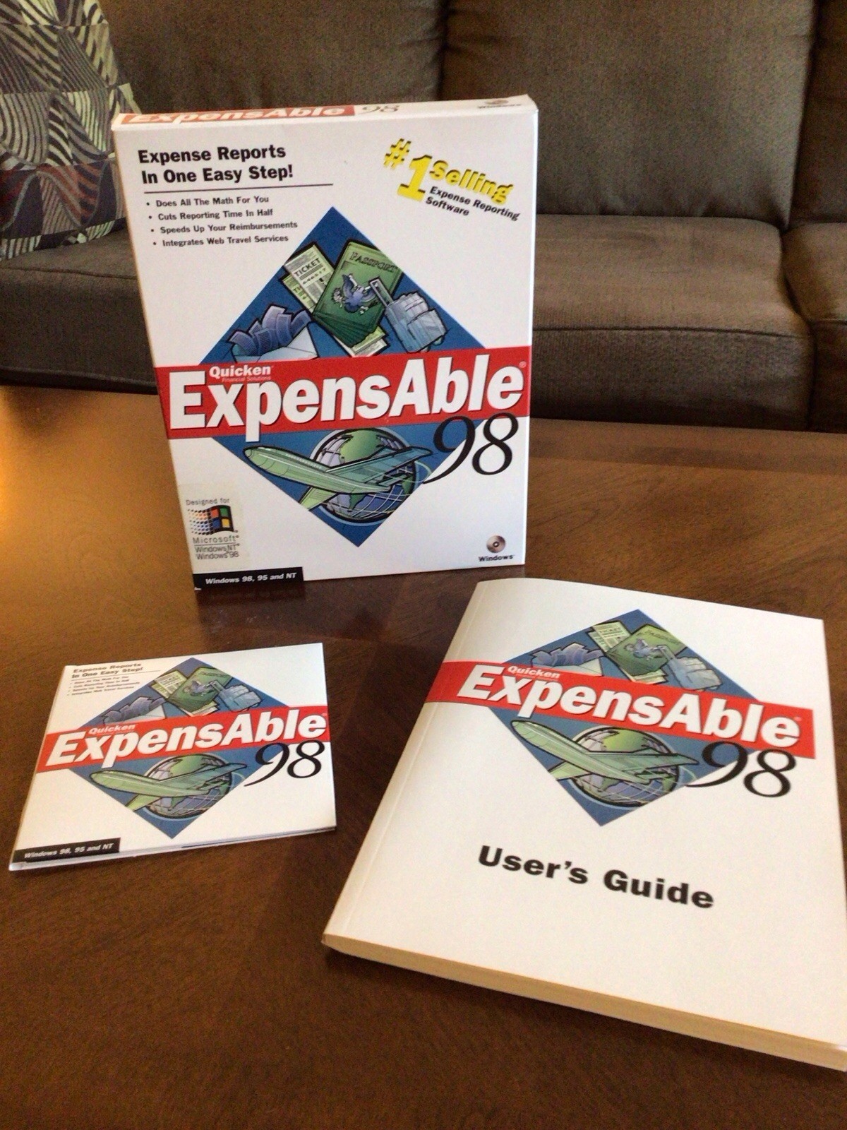 Quicken Expendable 98 3.0 Expense Reporting, CD, Windows 95 and later