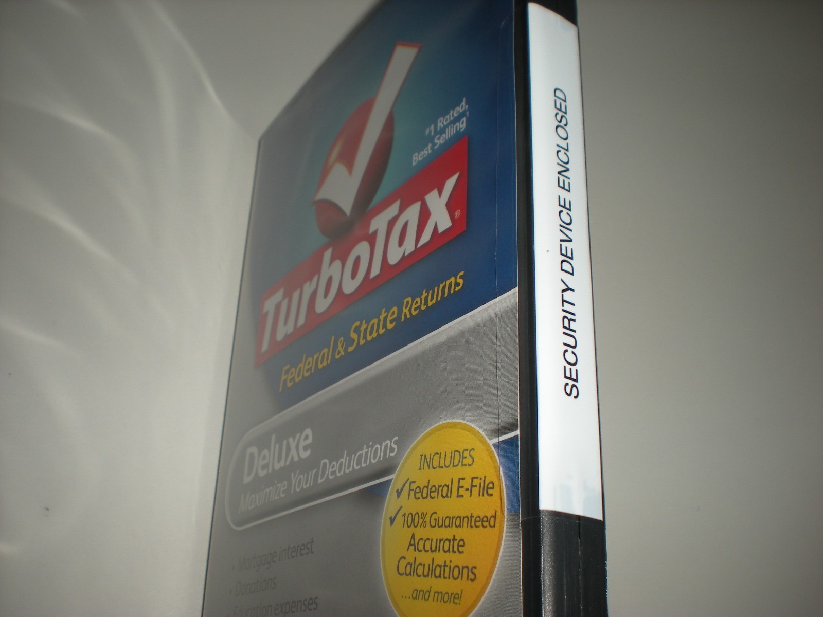 Turbotax 2009 Deluxe with state. Turbo tax. New.