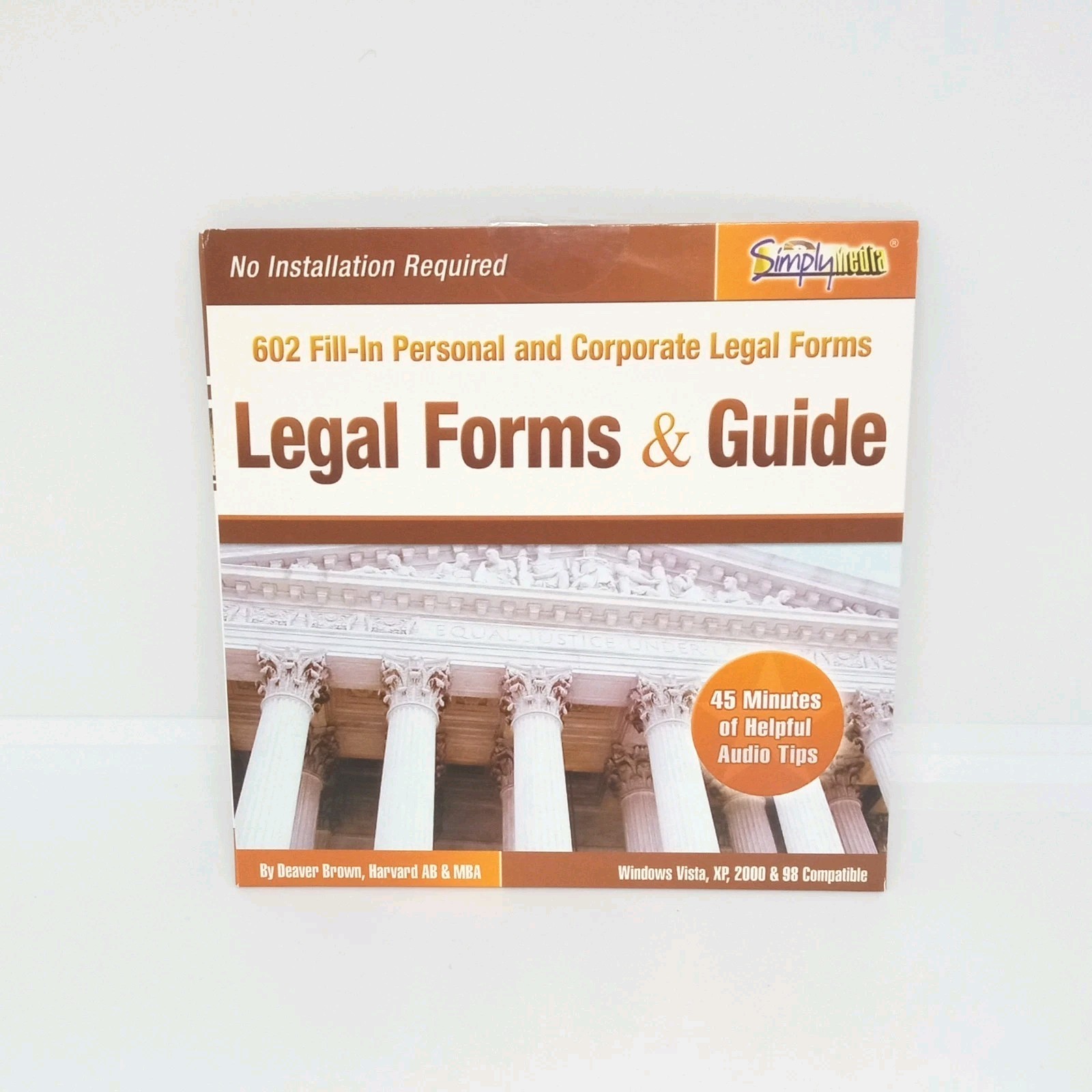 Vintage Legal Forms & Guide Windows CD-ROM (602 personal / corporate forms)