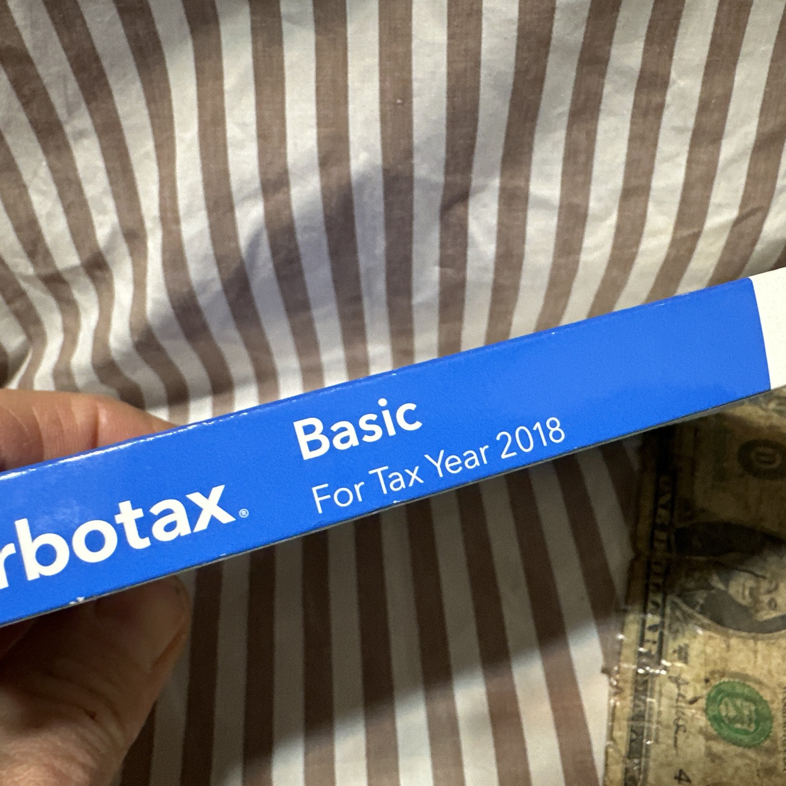 2018 TurboTax Basic Federal Win/Mac Turbo Tax CD USA 2018