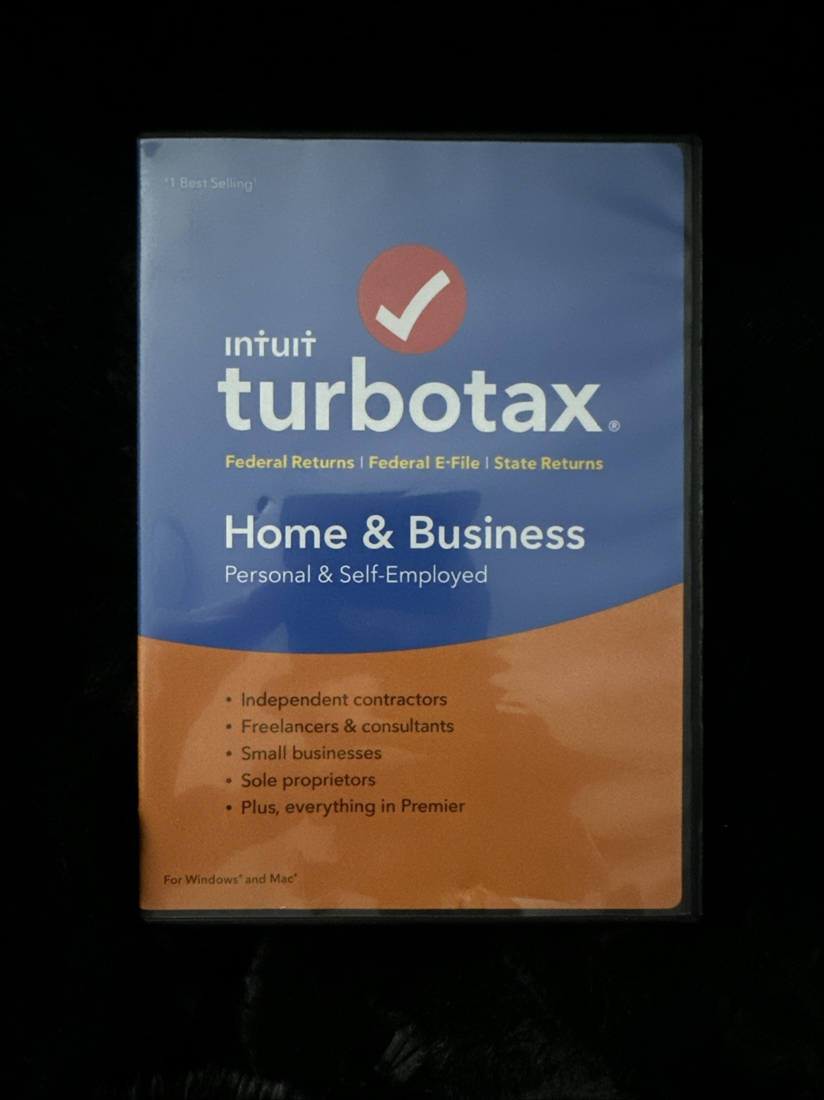 2018 TurboTax Home & Business federal e-file & state tax return for PC & Mac CD