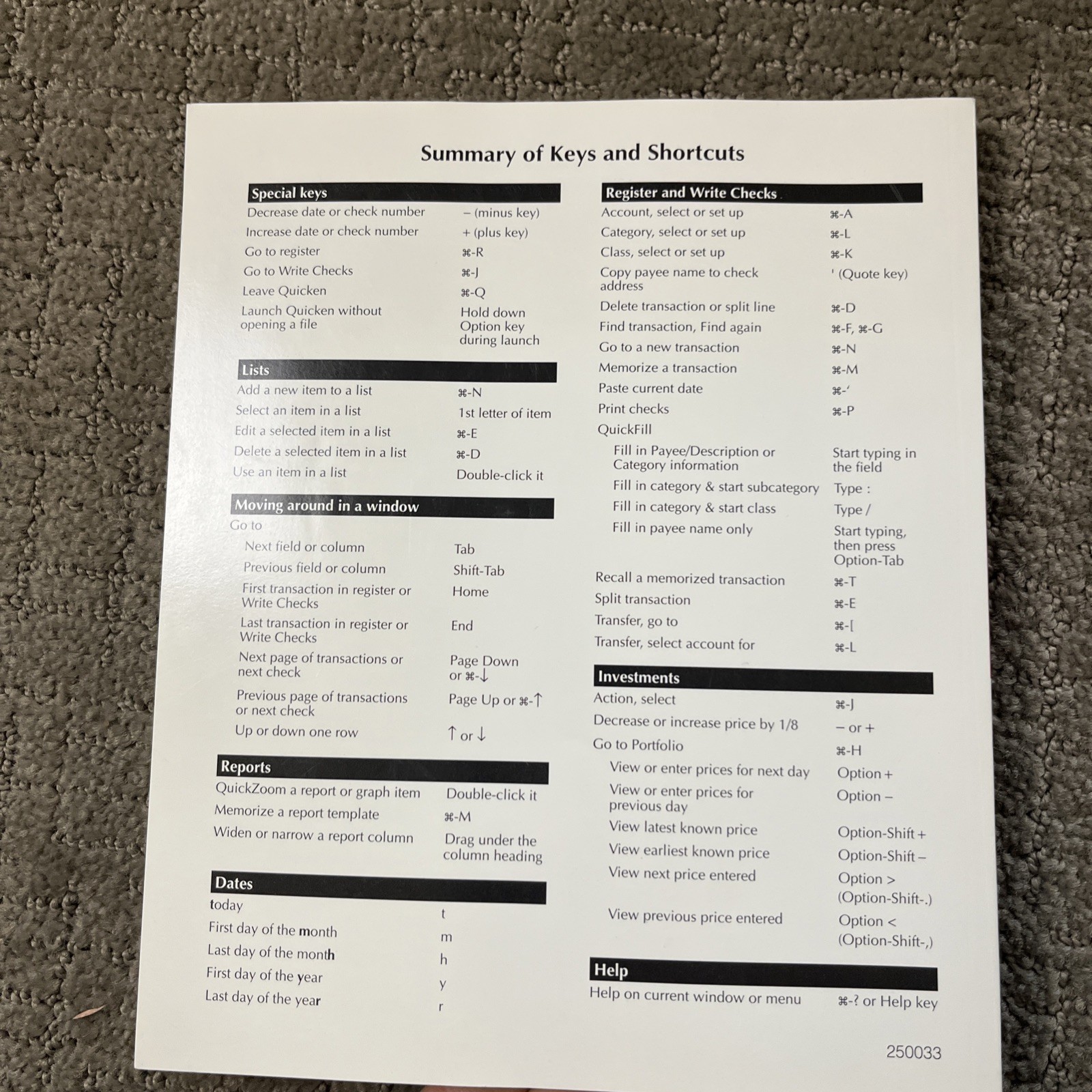 Quicken Deluxe ’98 Financial Software Macintosh Users Guide 1998 Version CD