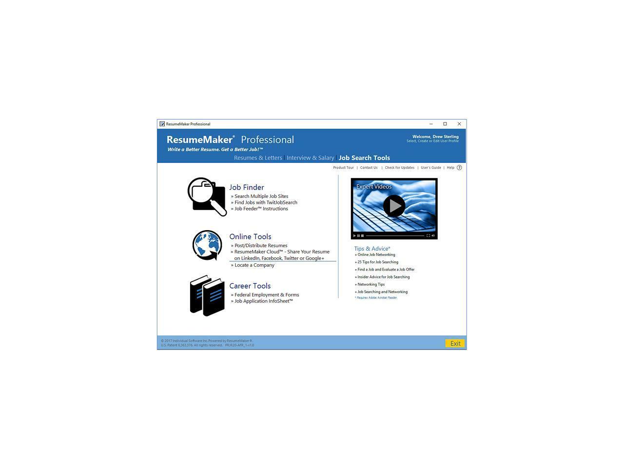 Individual Software ResumeMaker Professional Deluxe 20