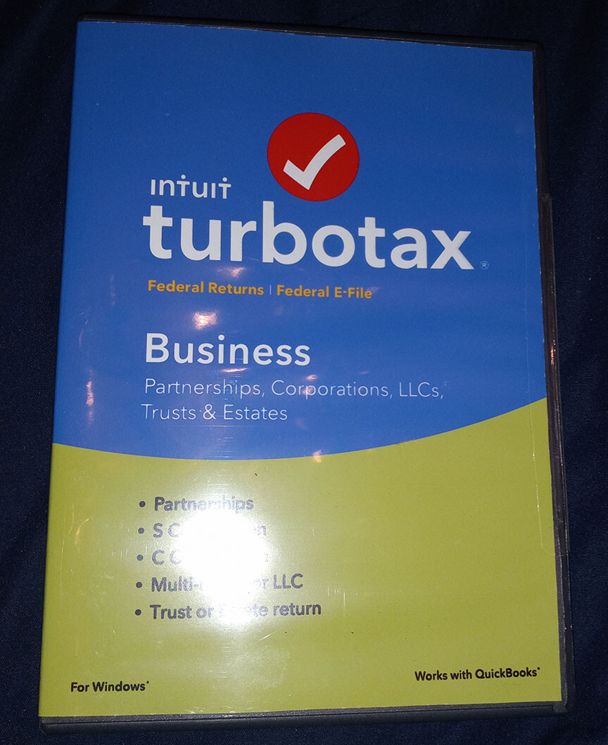 Turbotax BUSINESS 2016 CORPORATIONS Trusts ESTATES Retail BOXED Sealed CD