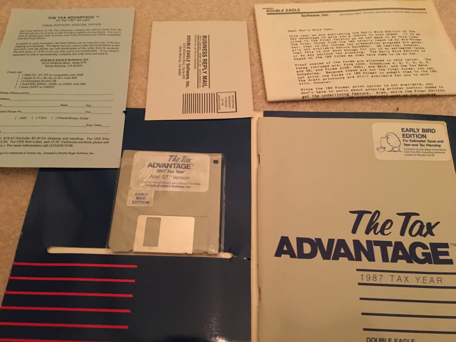Tax Advantage for Atari ST