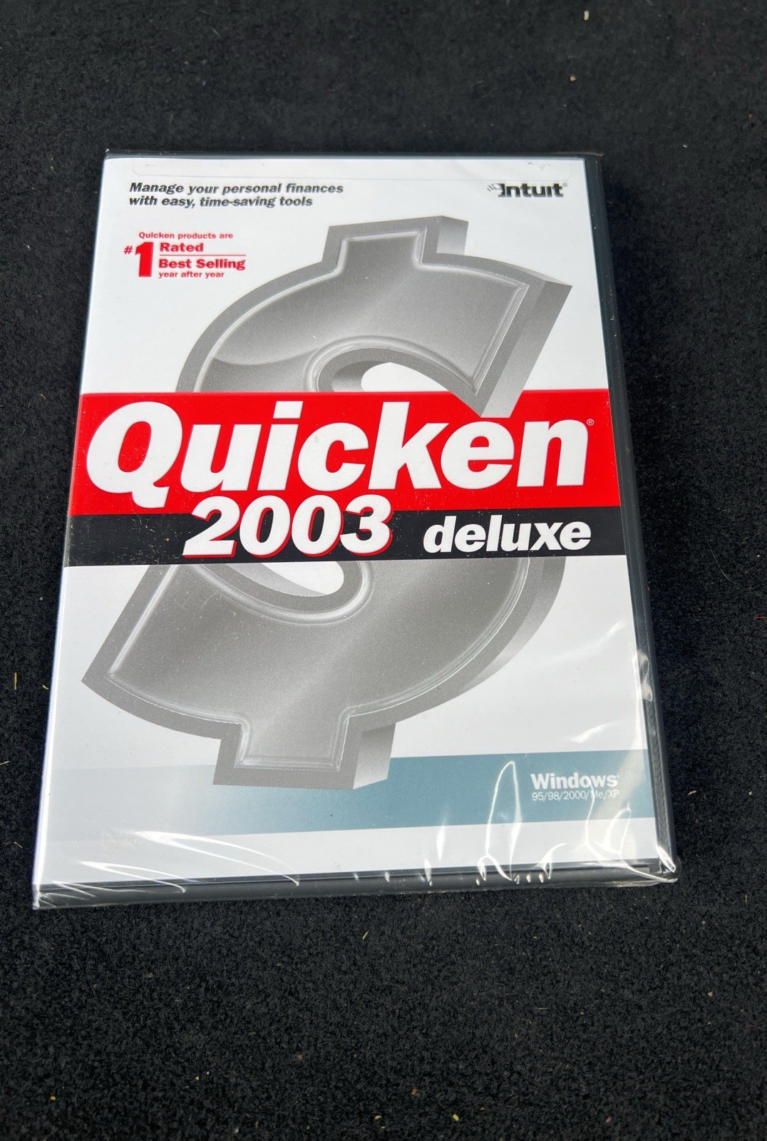 BRAND NEW FACTORY SEALED – Intuit Quicken 2003 Deluxe For Windows
