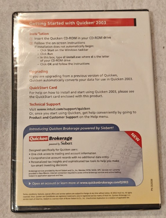 Quicken 2003 Premier (NEW)