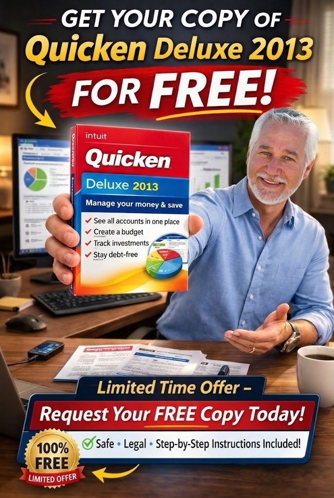 “The Quicken 2004–2010 Conversion Guide” with a FREE copy of Quicken Deluxe 2013