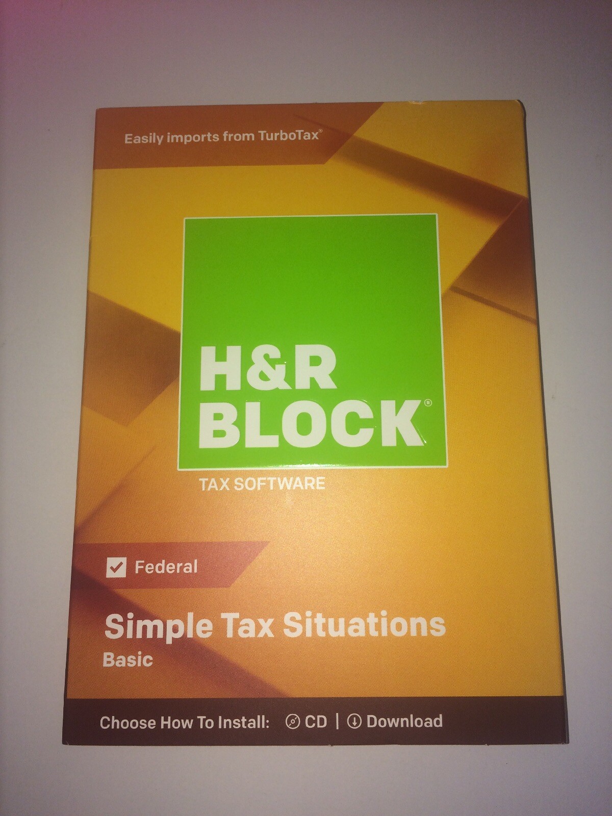 2018 H&R Block Basic | Federal Returns ONlY | Windows & Mac