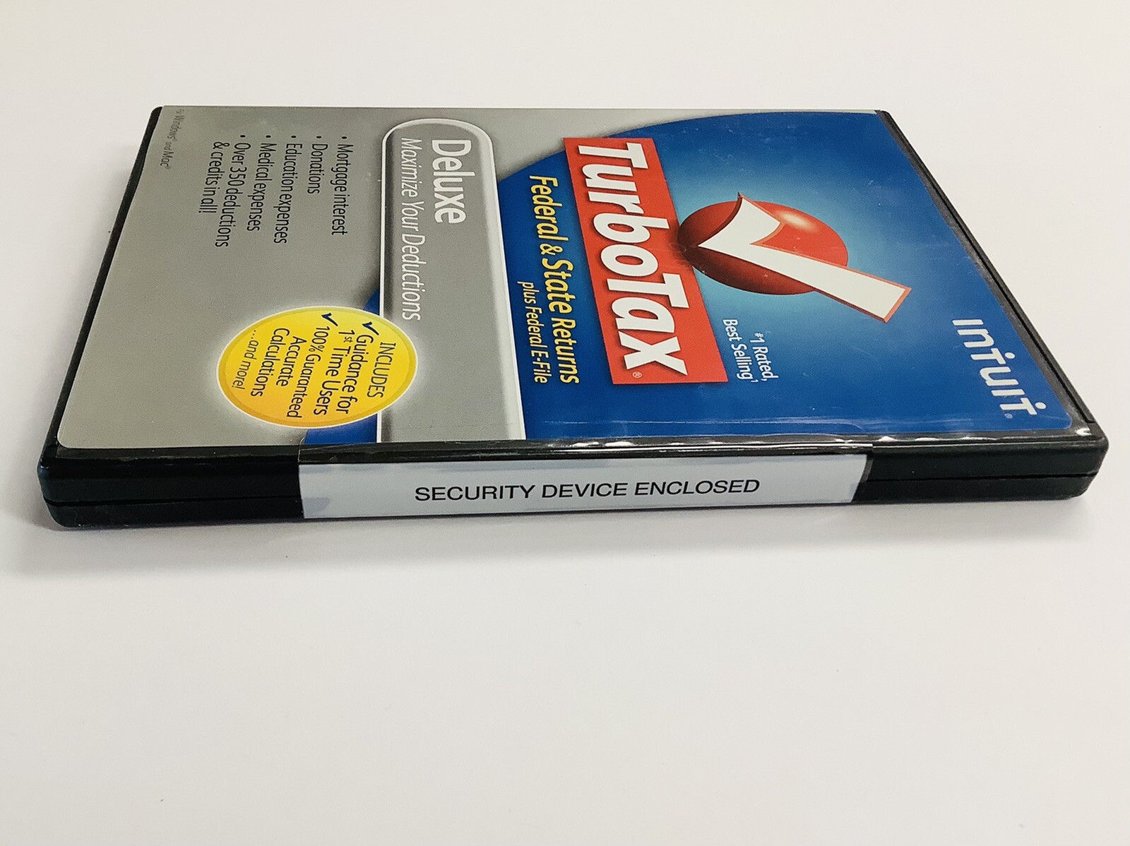 “BRAND NEW” TurboTax 2012 Deluxe. Federal and State + Federal E-file (Win/Mac)