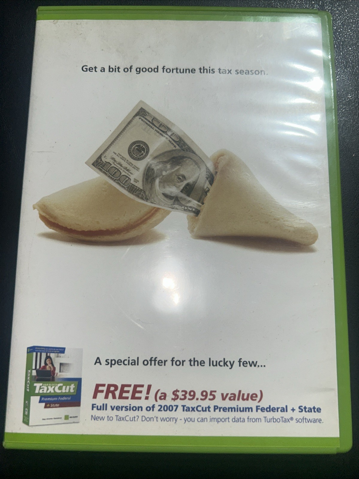 2007 Full Version TaxCut Premium Federal State + E-file CD ROM H & R Block