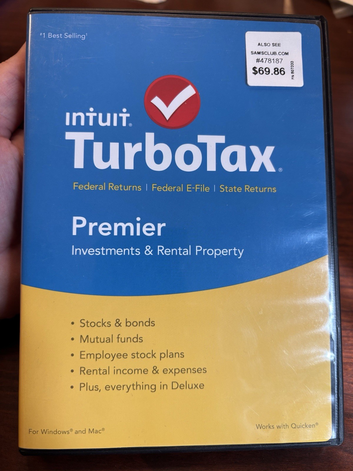 TurboTax 2015 PREMIER Federal and State Tax Software CD