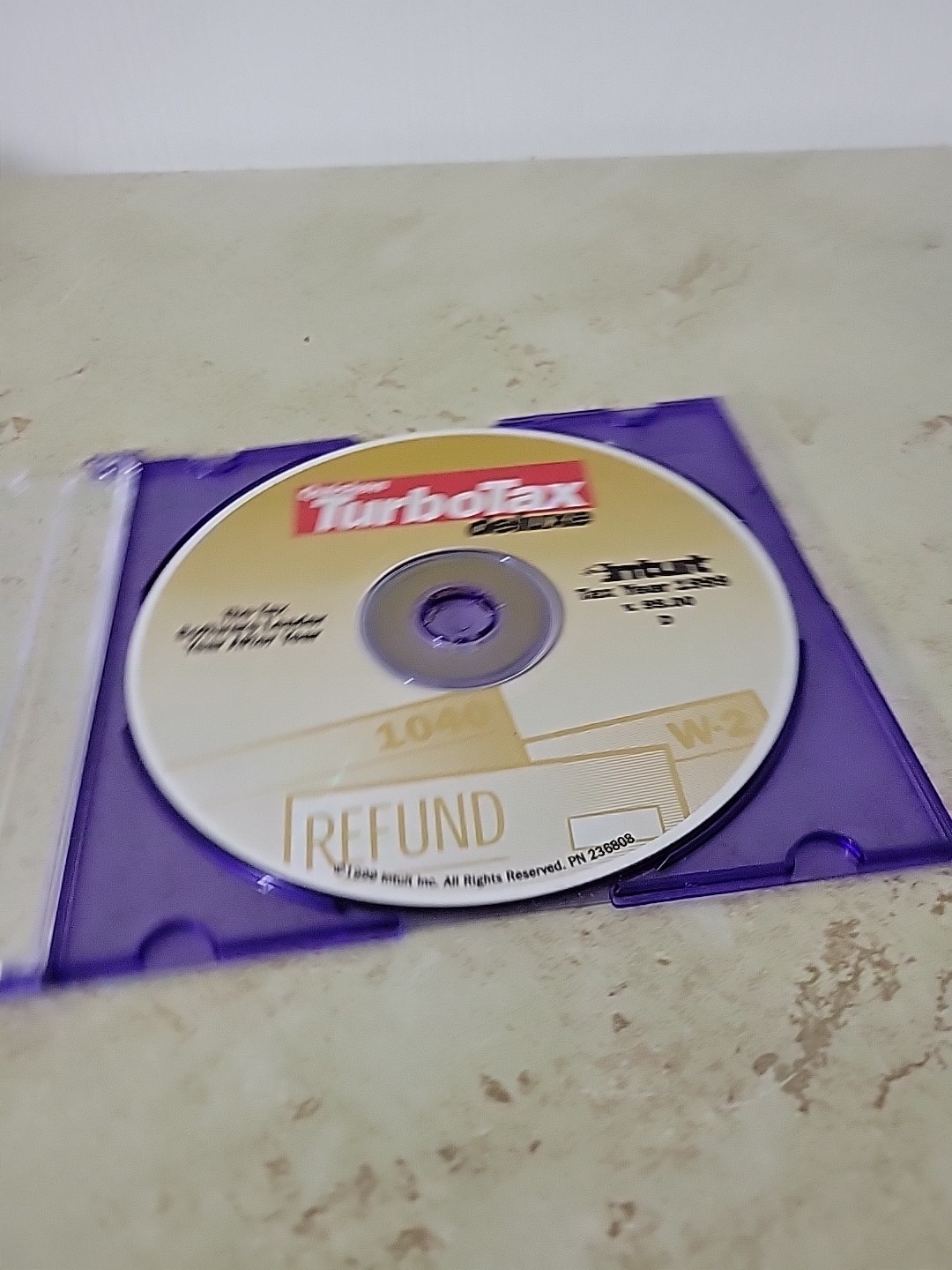 Quicken TurboTax Deluxe Tax Year 1999 Refund 1040 W-2