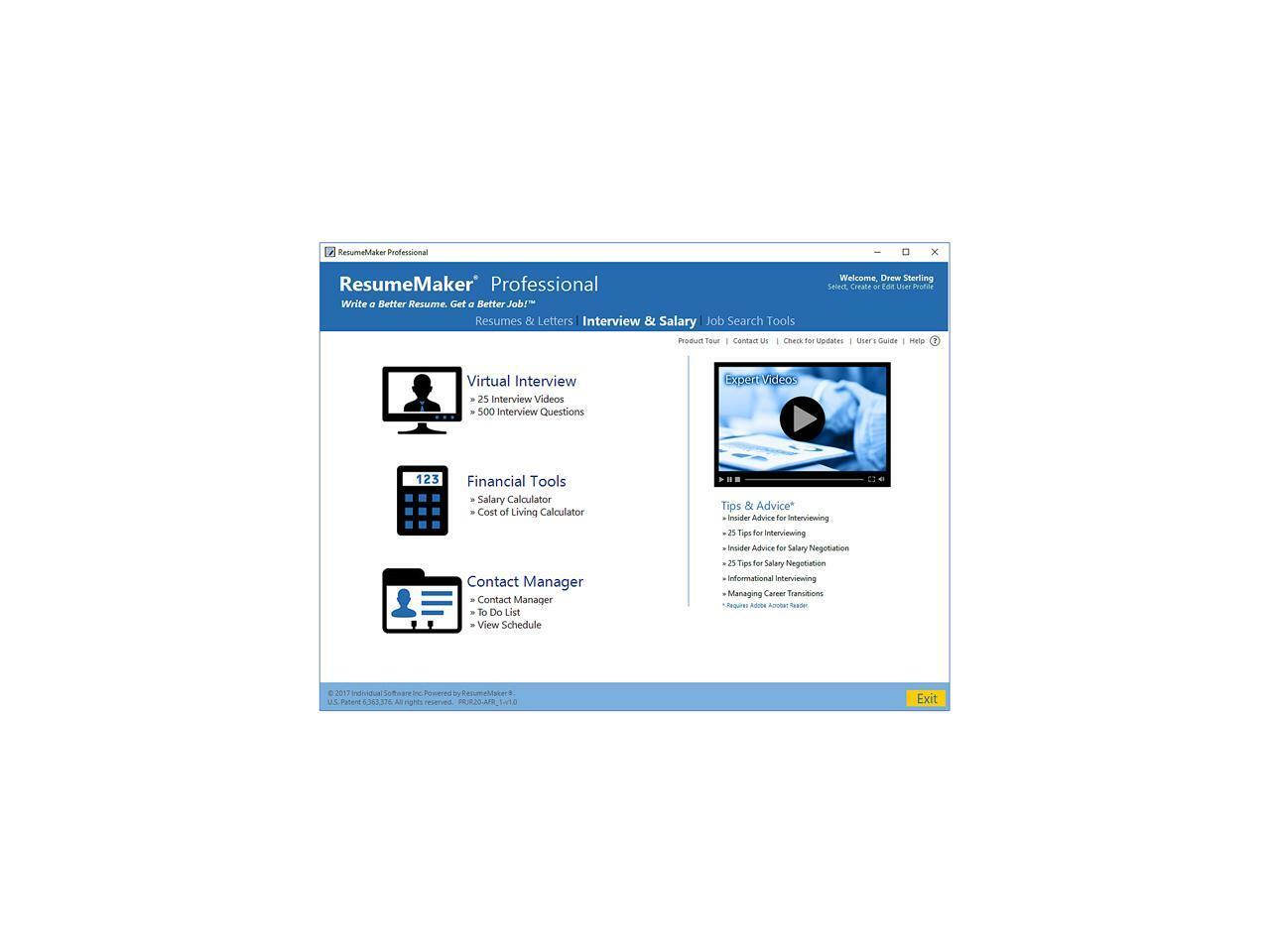 Individual Software ResumeMaker Professional Deluxe 20