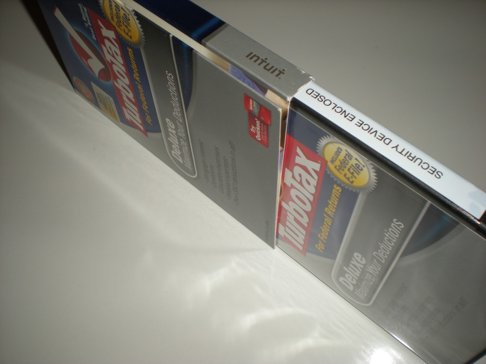Turbotax 2008 Deluxe Federal only. New in box.