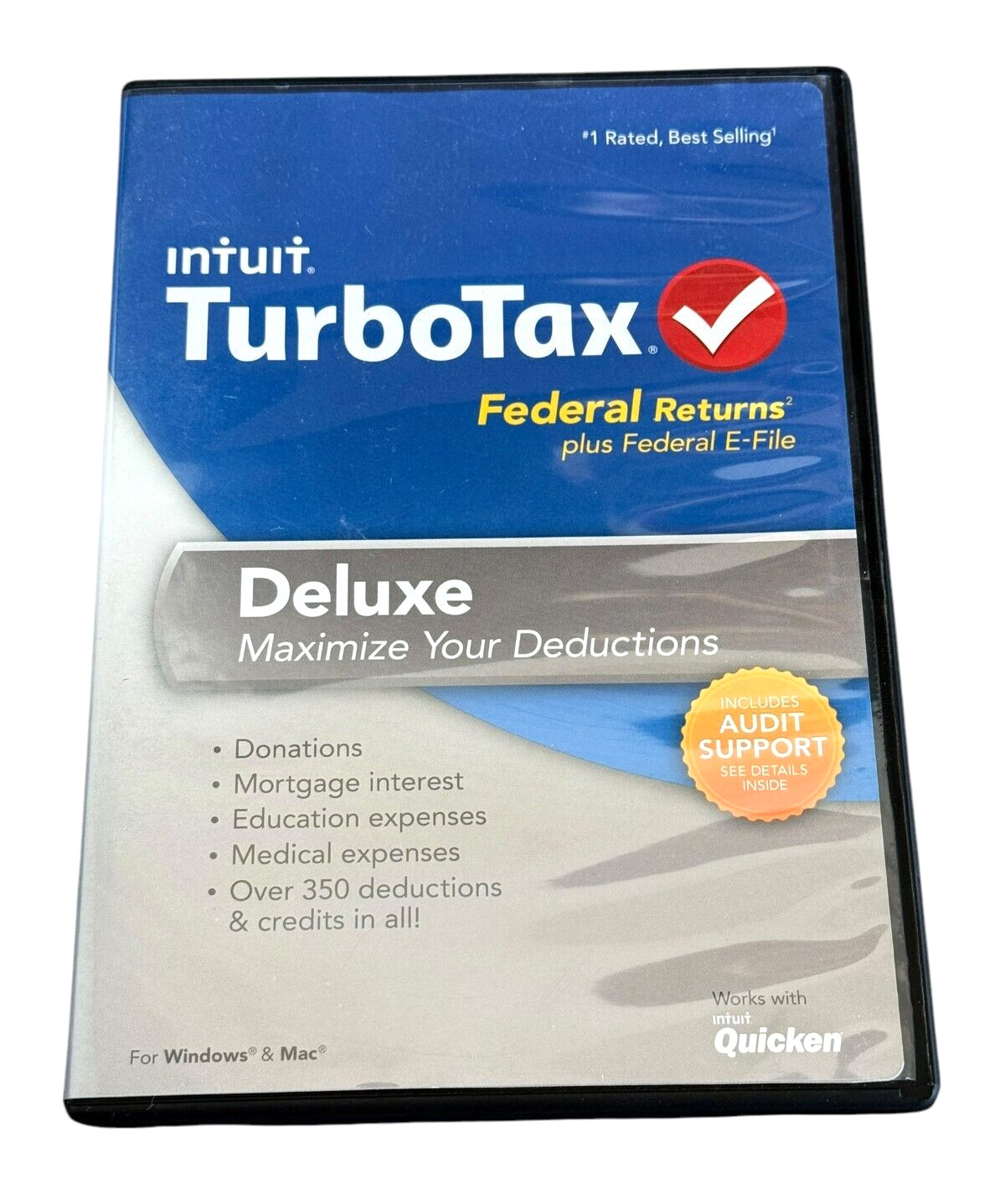 TurboTax Deluxe 2013 Federal Returns + Federal E-File for Windows and MAC