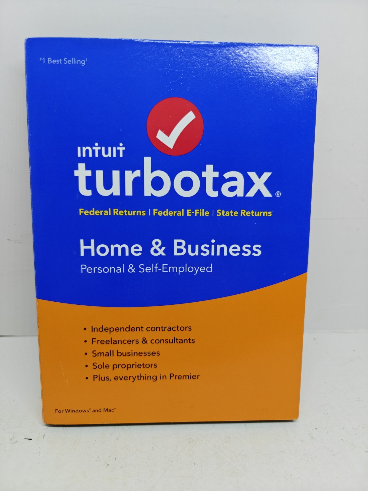 TurboTax 2018 Home & Business CD For Windows And Mac