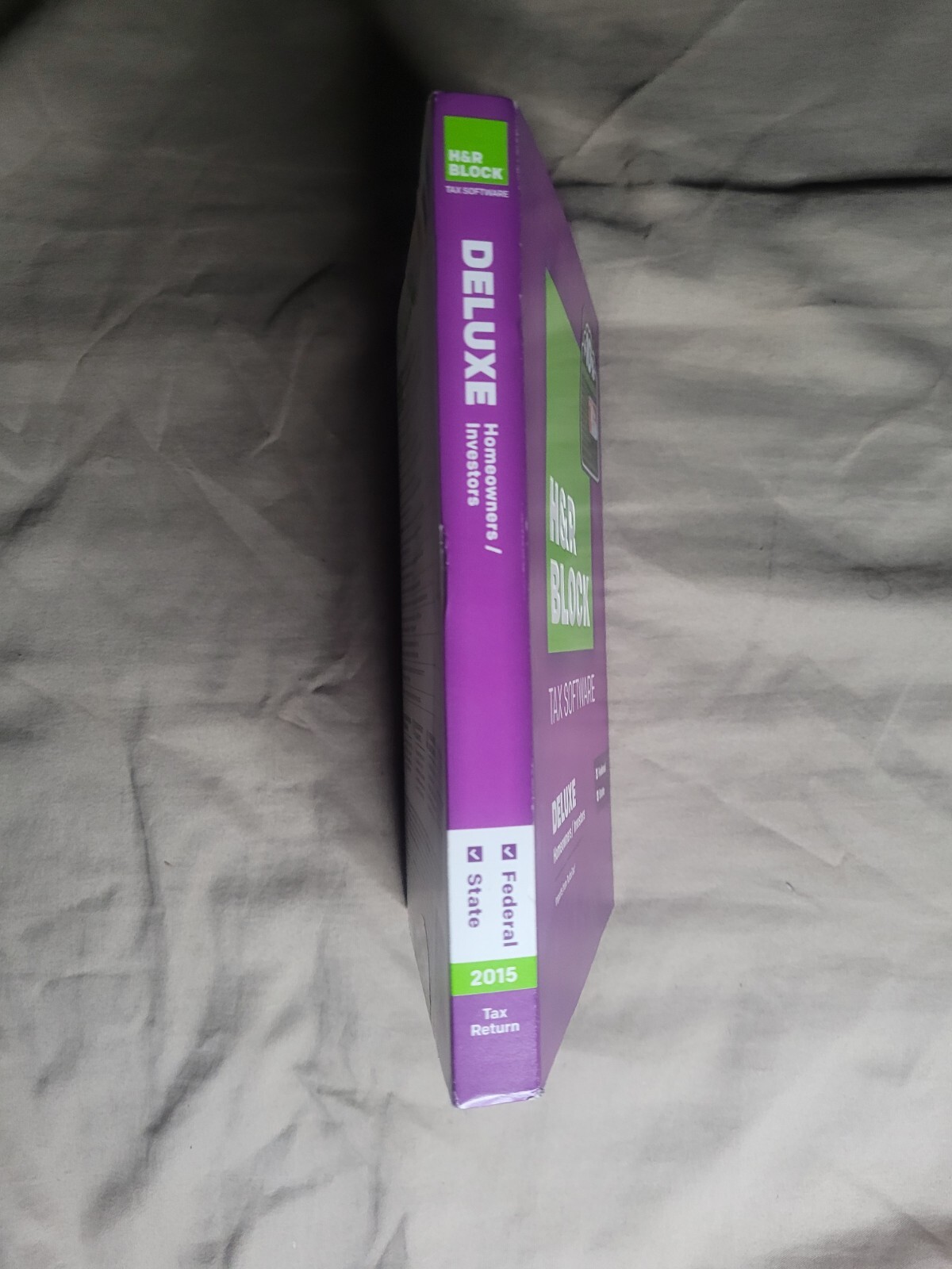 H&R BLOCK 2015,Tax Software”Deluxe Homeowner/Investors”+10 Refund Bonus,Federal