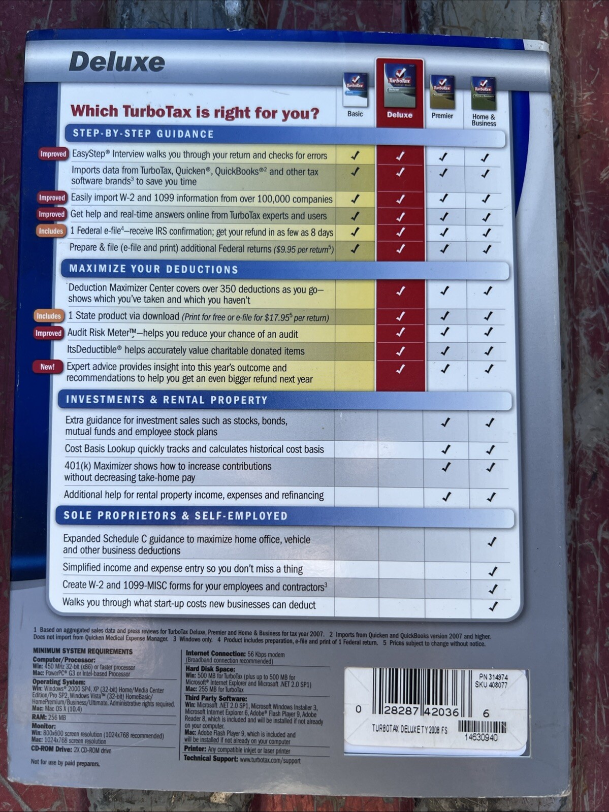 Lot 3 Turbo Tax Deluxe: 2006 + 2008 + 2011 All Federal + State VG Cnd Fst Ship