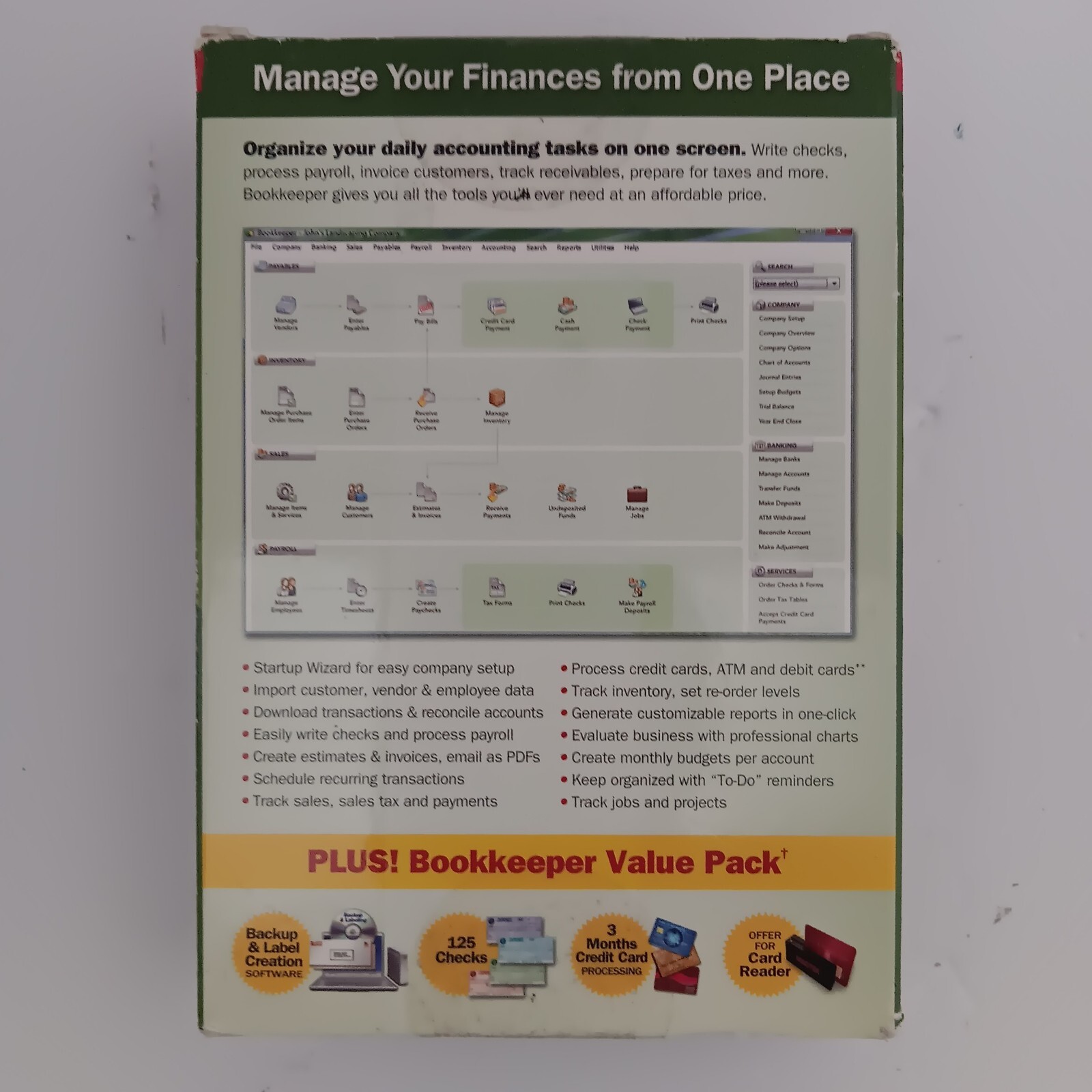 MySoftware Bookkeeper Easily Manage Sales & Expenses 2009