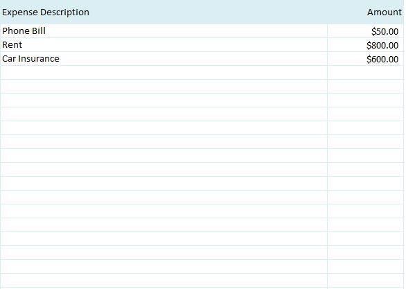 Personal Budget Simple finance saving template spreadsheet 2024 quick software