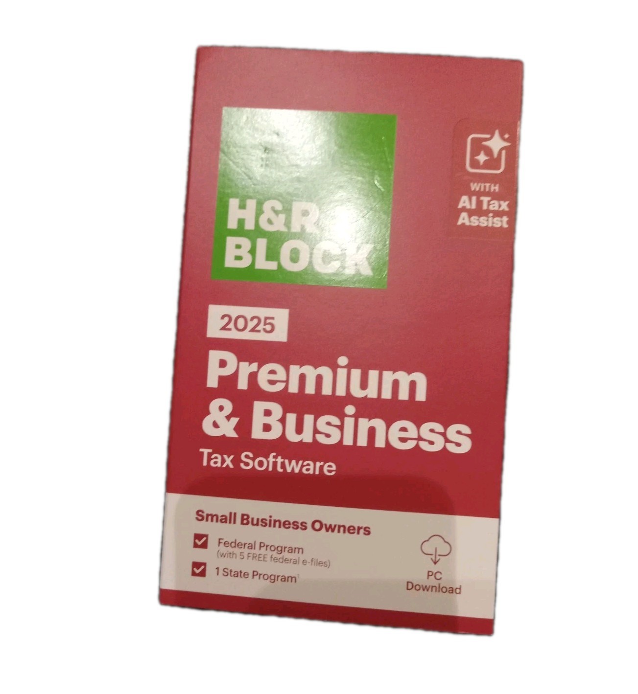 H&R Block Tax Software Premium & Business 2025, PC Only Key Card