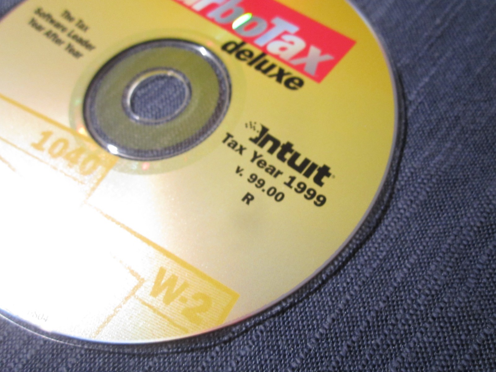 Turbotax 1999 Deluxe Federal Tax Software Windows ONLY