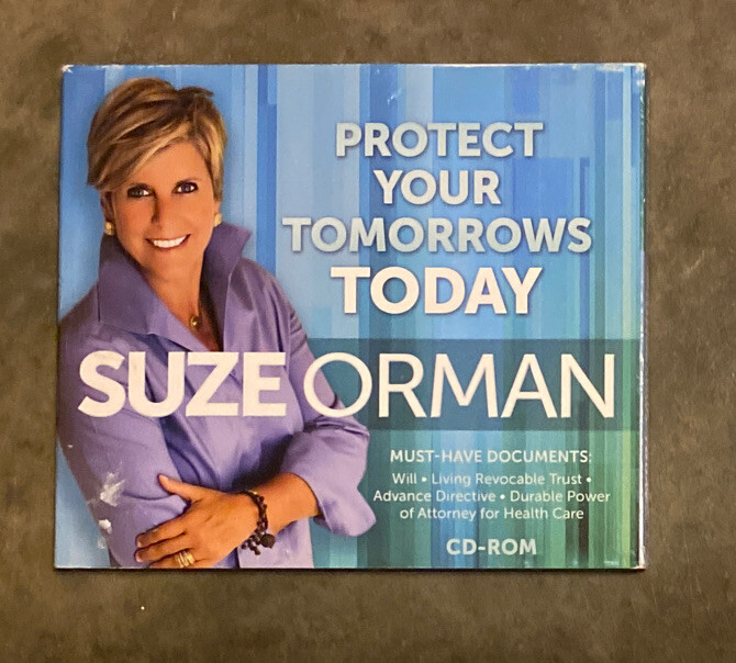 Suze Orman: Protect Your Tomorrows Today (CD-ROM, 2014)