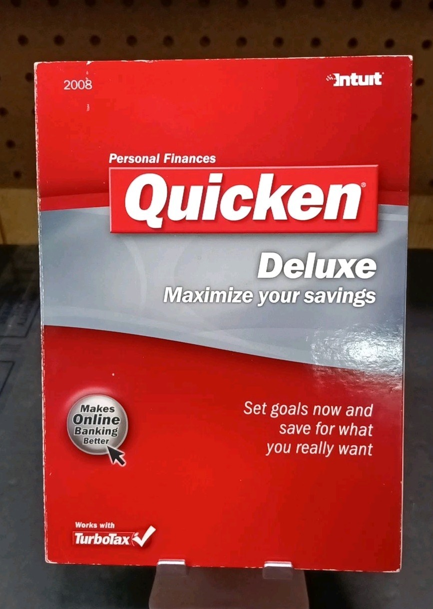 Intuit Quicken Deluxe 2009 – Windows XP/Vista ONLY, NOT for Windows 10 or 11 NEW