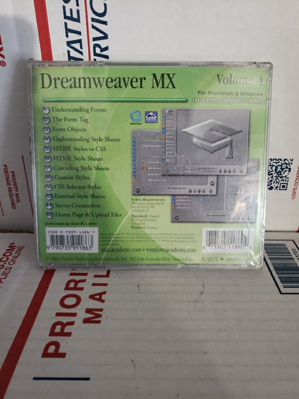 Dreamweaver MX Learn Different Volume 4 Disc And Case Only New Sealed #162j