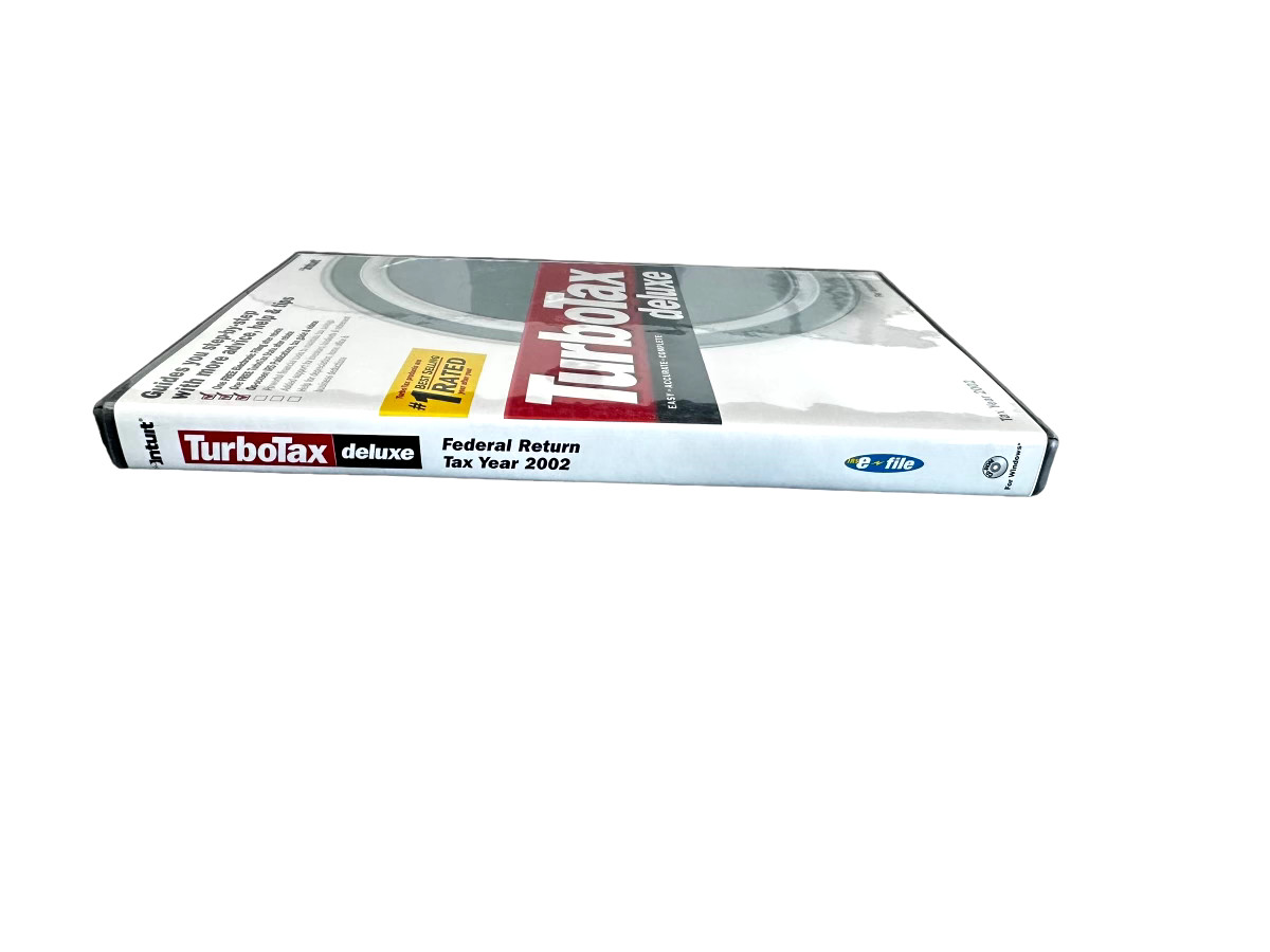 Intuit TurboTax Deluxe Federal Return Tax Year 2002 for Windows