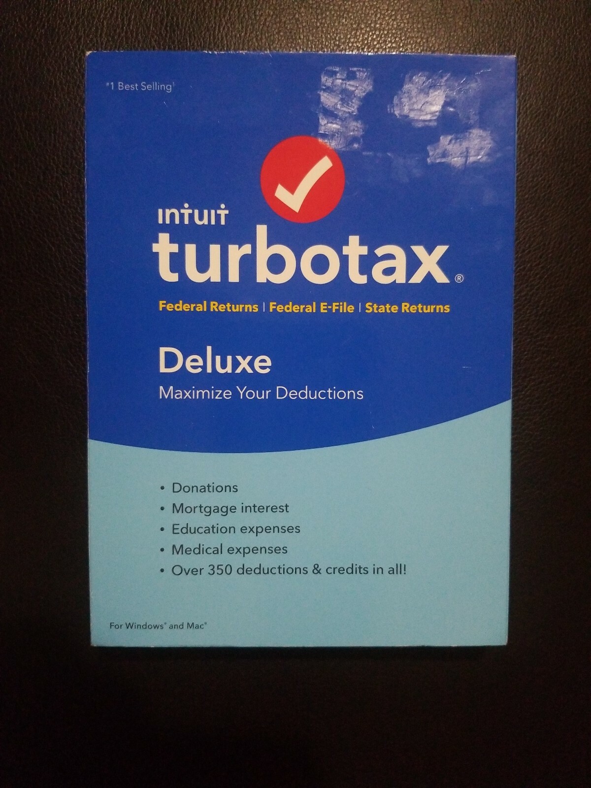 Turbotax Intuit DELUXE 2018 NEW. Federal + State E-File, Windows/Mac