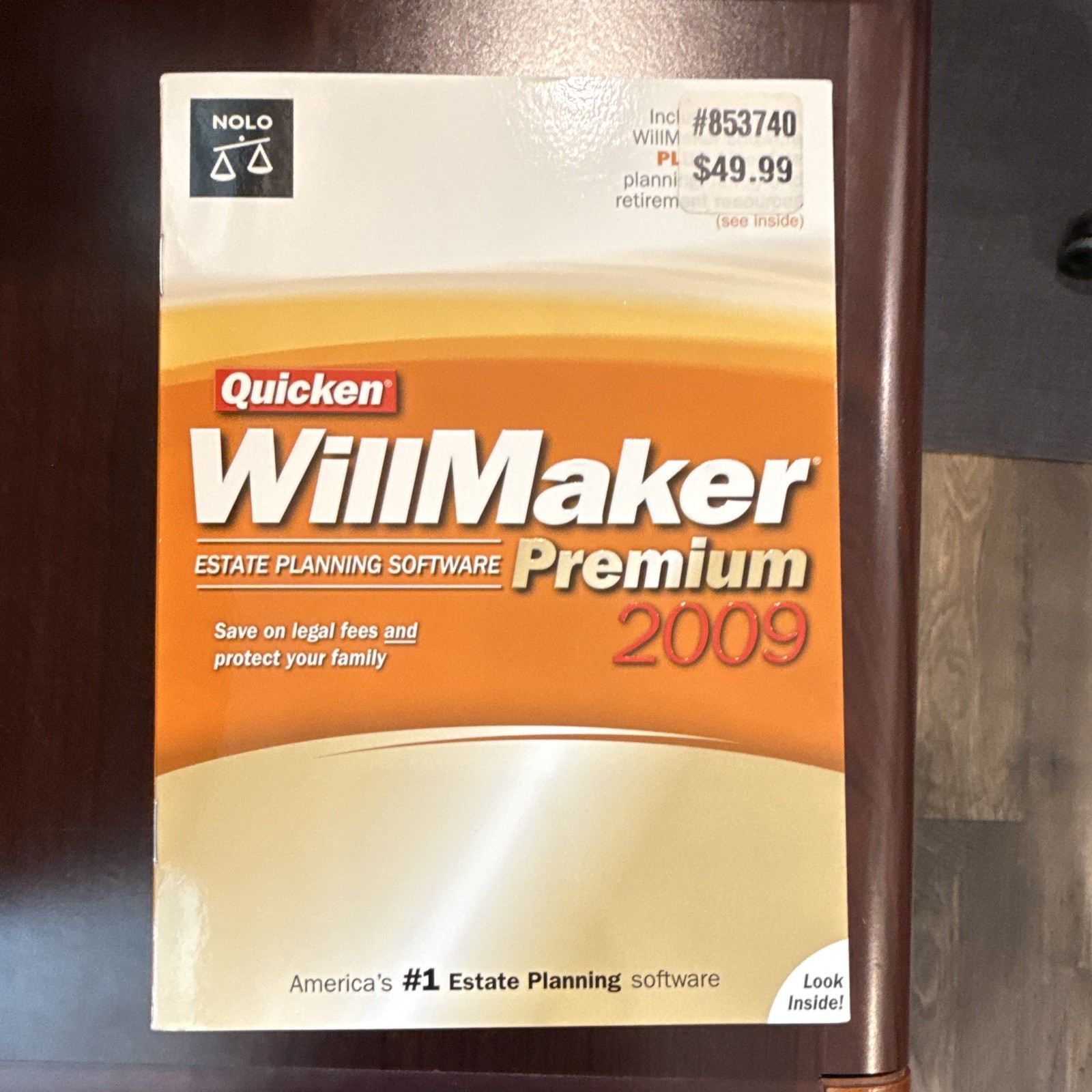 Quicken WillMaker Premium 2009 Home Legal Estate Planning Software CD Windows