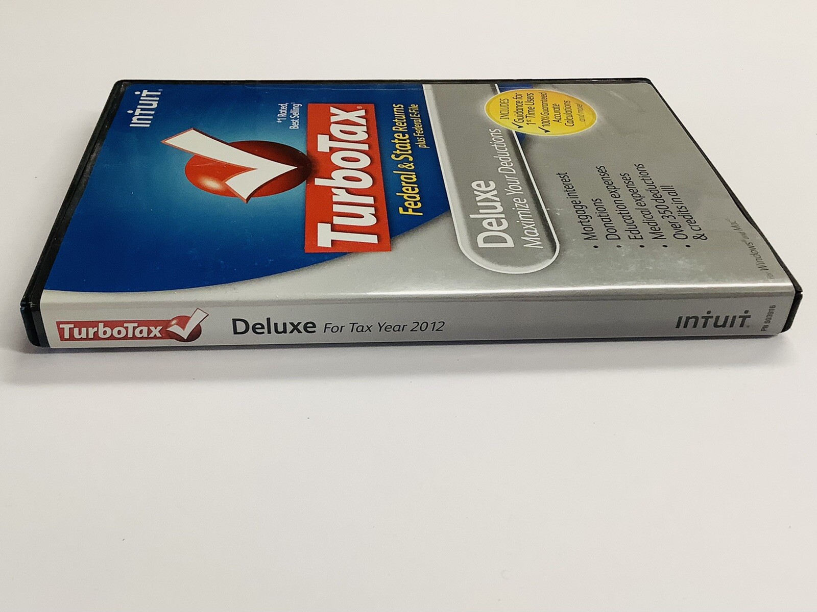 “BRAND NEW” TurboTax 2012 Deluxe. Federal and State + Federal E-file (Win/Mac)